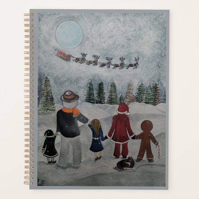 Festive Friends Gemälde von Alfred Fox Planer (Vorderseite)