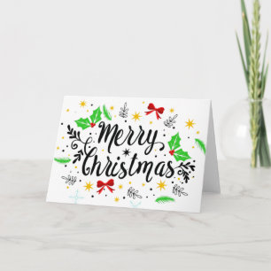 Festive Frohe Weihnachten Karte