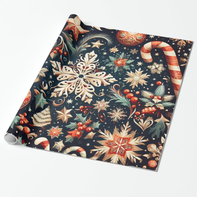 Festive Gift Wraps mod.03 Geschenkpapier (Ungerollt)