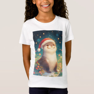 Festive Grüße vom Otter-T-Shirt T-Shirt