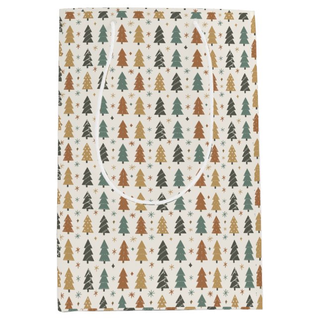 Festive Harmony Gift Bag Mittlere Geschenktüte (Vorderseite)