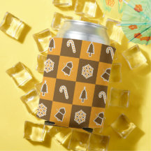 Festive Holiday Grid Pattern