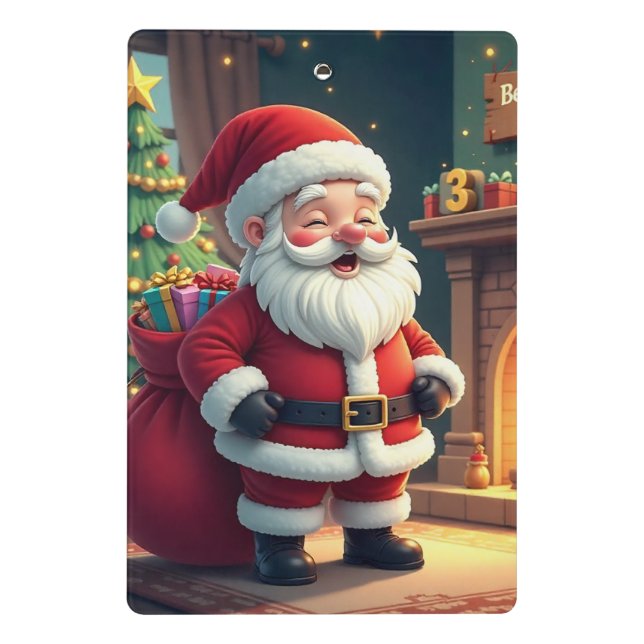 Festive Holiday Home Accent - Christmas Decorative Mini Klemmbrett (Rückseite)