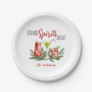Festive Holiday-Party 'Making Spirits Bright'  Pappteller
