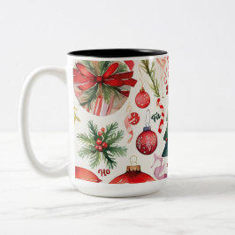 FESTIVE JOY CHRISTMAS KAFFEE TASSE