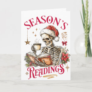 Festive Lektüre Feiertagskarte