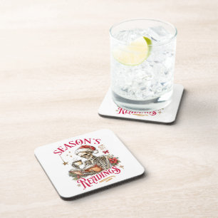 Festive Lektüre Getränkeuntersetzer