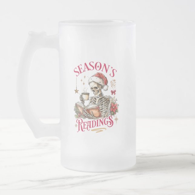 Festive Lesungen  Mattglas Bierglas (Links)
