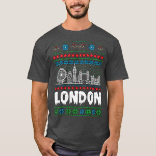 Festive London Vereinigtes Königreich Ugly Christm T-Shirt