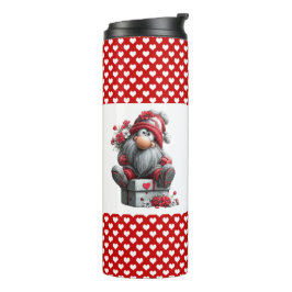 Festive Love Messenger Gnome Thermosbecher