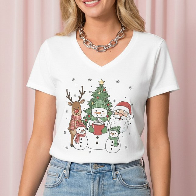 Festive Merry Christmas T-Shirt – Colorful Holiday (Von Creator hochgeladen)