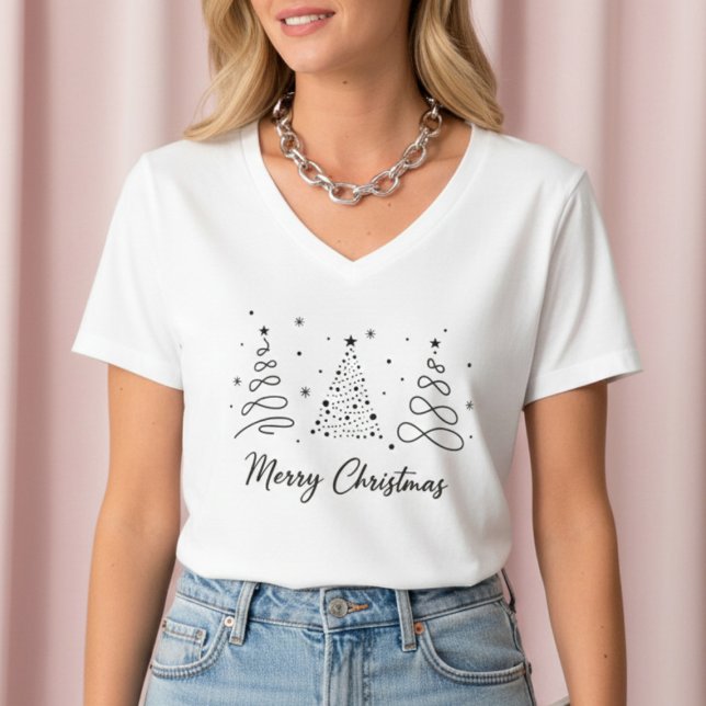 Festive Merry Christmas T-Shirt – Colorful Holiday (Von Creator hochgeladen)