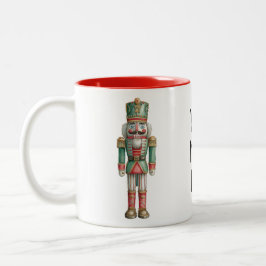 Festive Nutcracker Parade – Personalised  Zweifarbige Tasse