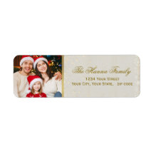 Festive Personalized Family Photo Merry Christmas