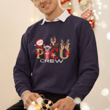 Festive PICU Crew Christmas Sweatshirt