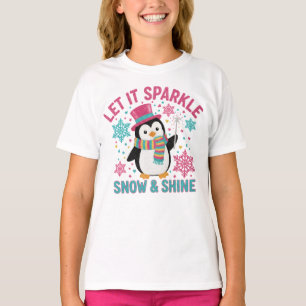 Festive-Pinguin-Kinder-T-Shirt – Snow & Shine Wint T-Shirt