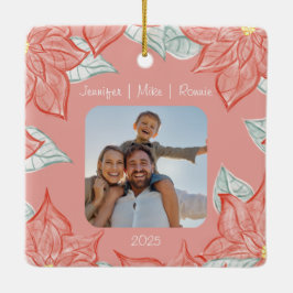 Festive Poinsettia Ornament 