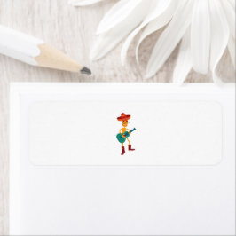 Festive Skeleton Guitar Player