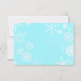 Festive Snowflake Card Umschlag Einladung