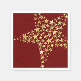 FESTIVE STARS Party Paper Serviette