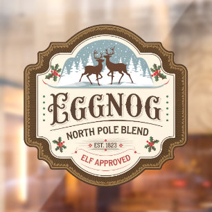 Festivegnog Nordpol-Mischung Fensteraufkleber