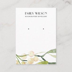 FESTIVER CHRISTMAS SCHNEHMEND BERRY STUD EARRING D VISITENKARTE