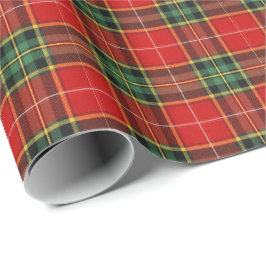 Festiver heller Tartan Geschenkpapier