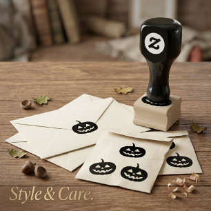 Festiver Kürbis-Stempel DIY-Bastel-Gummistempel Gummistempel