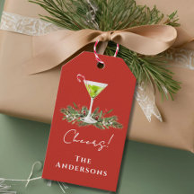 Festiver Martini-Cocktail Frohe Weihnachten!