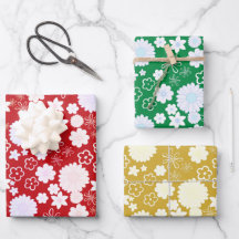 FESTIVES FLEBRATORY FLORAL BLOOMS PATTERN FERIEN