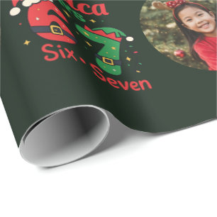 Festives Foto-Geschenkpapier -Trend 6-7 Geschenkpapier