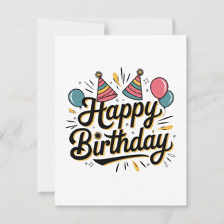 Festives Herzlichen Glückwunsch zum Geburtstag Einladung