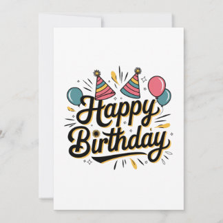 Festives Herzlichen Glückwunsch zum Geburtstag Einladung