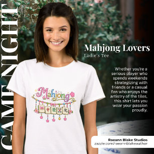 Festives Mahjong-Liebhaber-Damen Basic T-Shirt