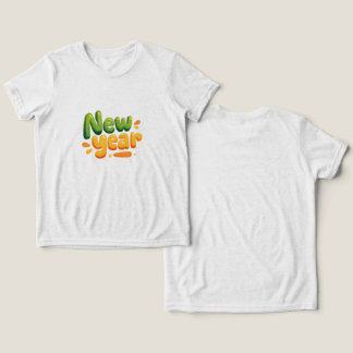 festives Neues Jahr Tri-Blend Shirt