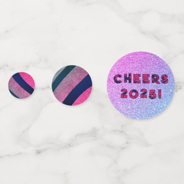 FESTIVITÄT Konfetti SUNSET AFTERGLOW (Rückseiten)