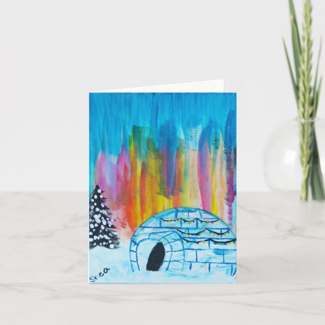 Festivo Iglu Karte (Vorderseite)