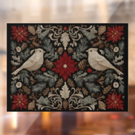 Festivstickerei Fensteraufkleber