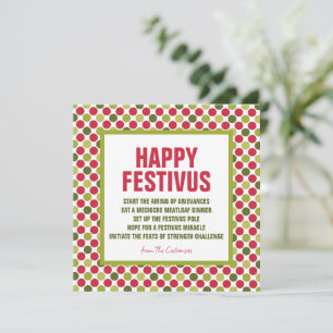 Festivus-Feiertagskarten  Einladung