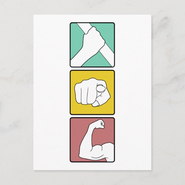 FESTIVUS illustriert Postkarte (Vorderseite)