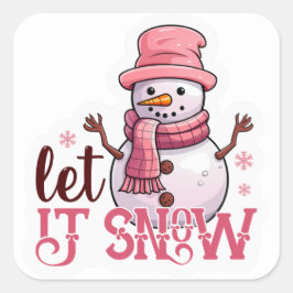 Festkleber Quadratischer Aufkleber