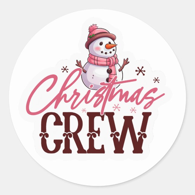 Festkleber Runder Aufkleber (Vorderseite)