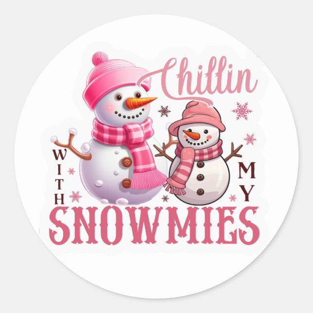 Festkleber Runder Aufkleber (Vorderseite)