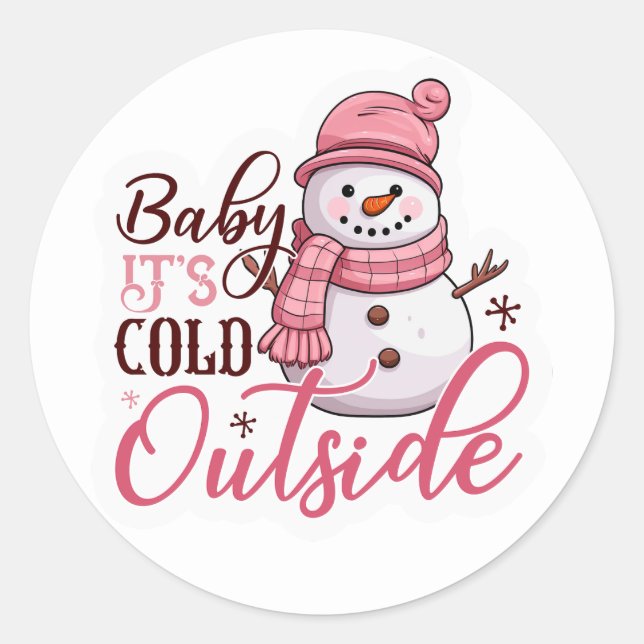 Festkleber Runder Aufkleber (Vorderseite)