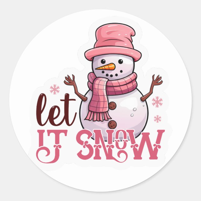 Festkleber Runder Aufkleber (Vorderseite)