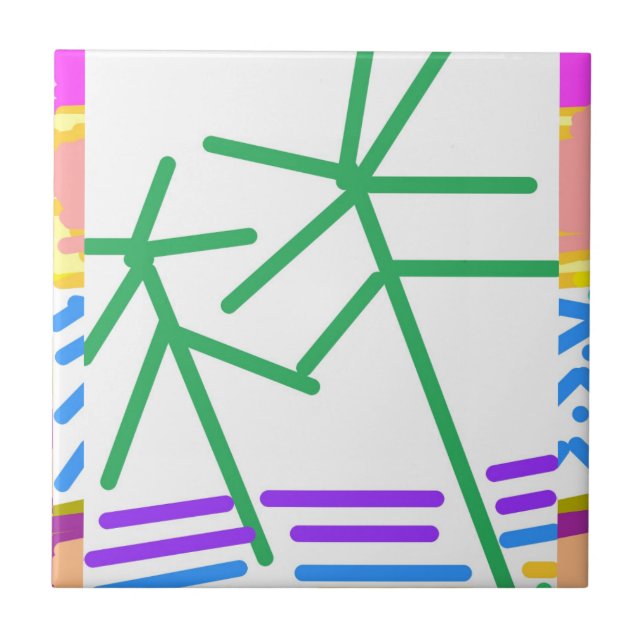 Festlich Abstrakt Fliese (Vorderseite)