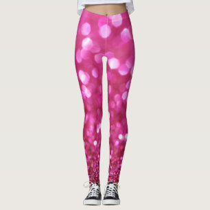 Festlich dunkles Rosa: Elegant Abstrakt. Leggings