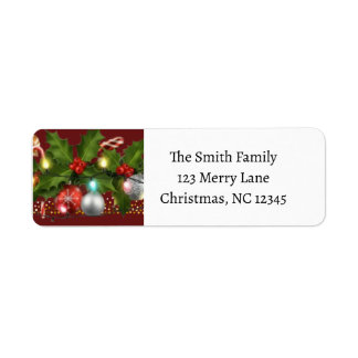 Festlich Holly Garland | Red Christmas Address