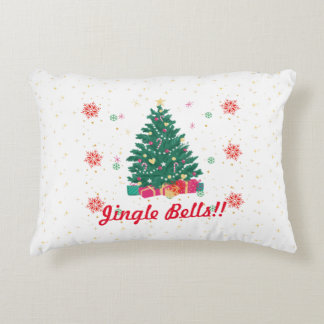 Festlich Jingle Bells Pillow Dekokissen