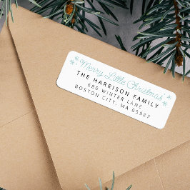 Festlich Merry Little Weihnachtsadresse